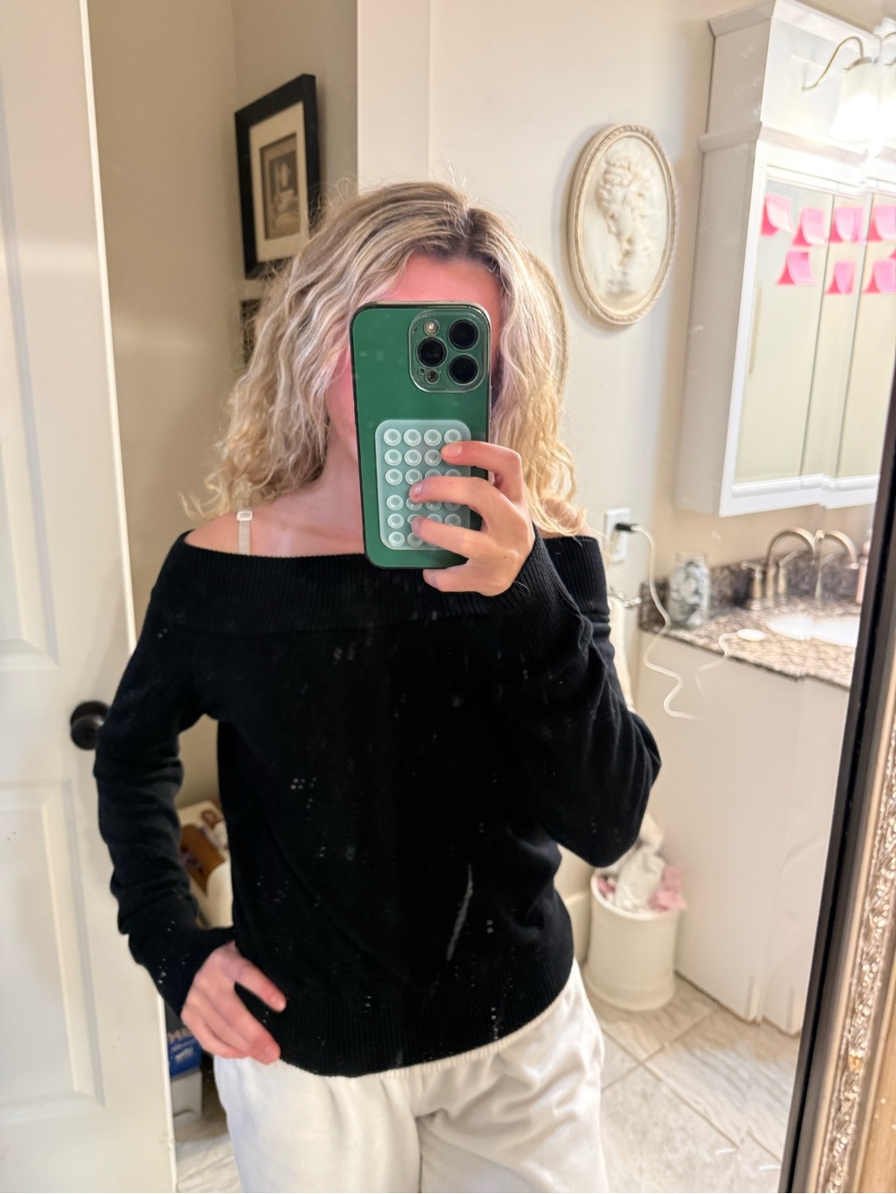 Brandy Melville off the shoulder sweater